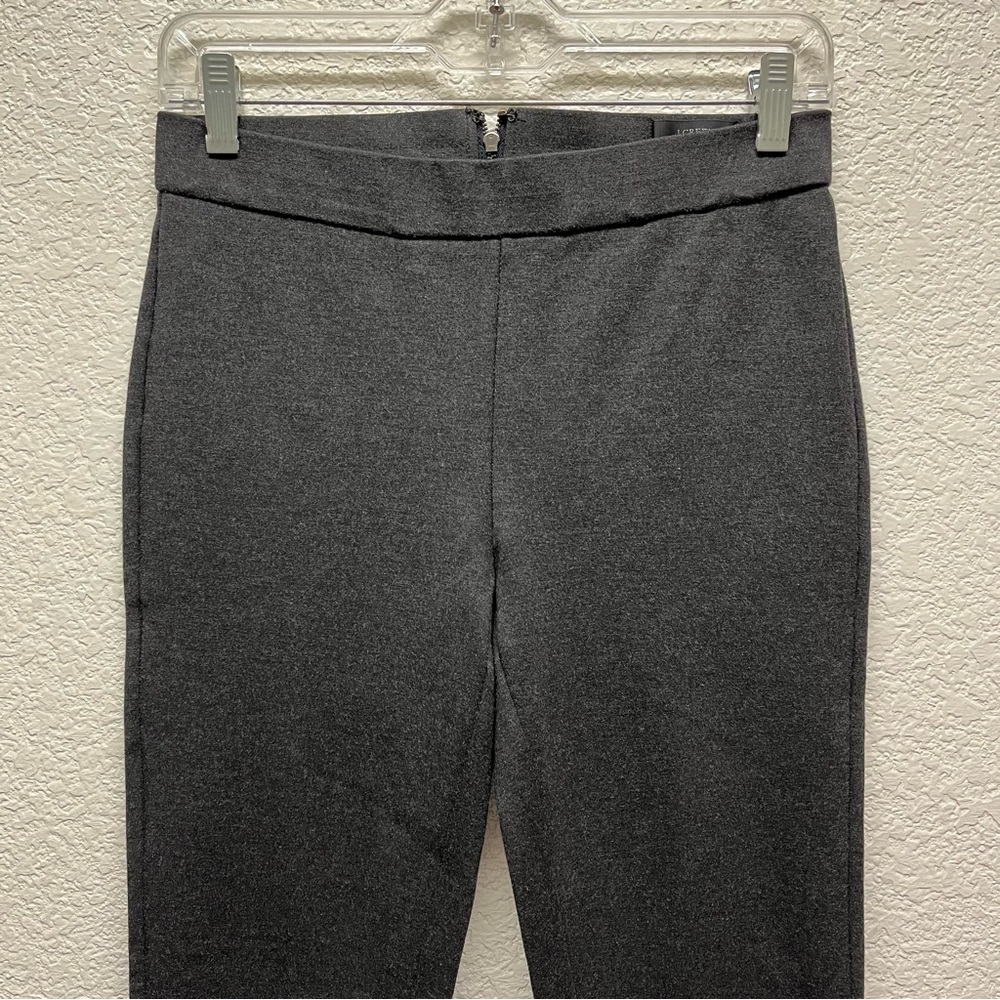 Jcrew Pixie Ponte Knit Pants Gray Petite Medium - image 6